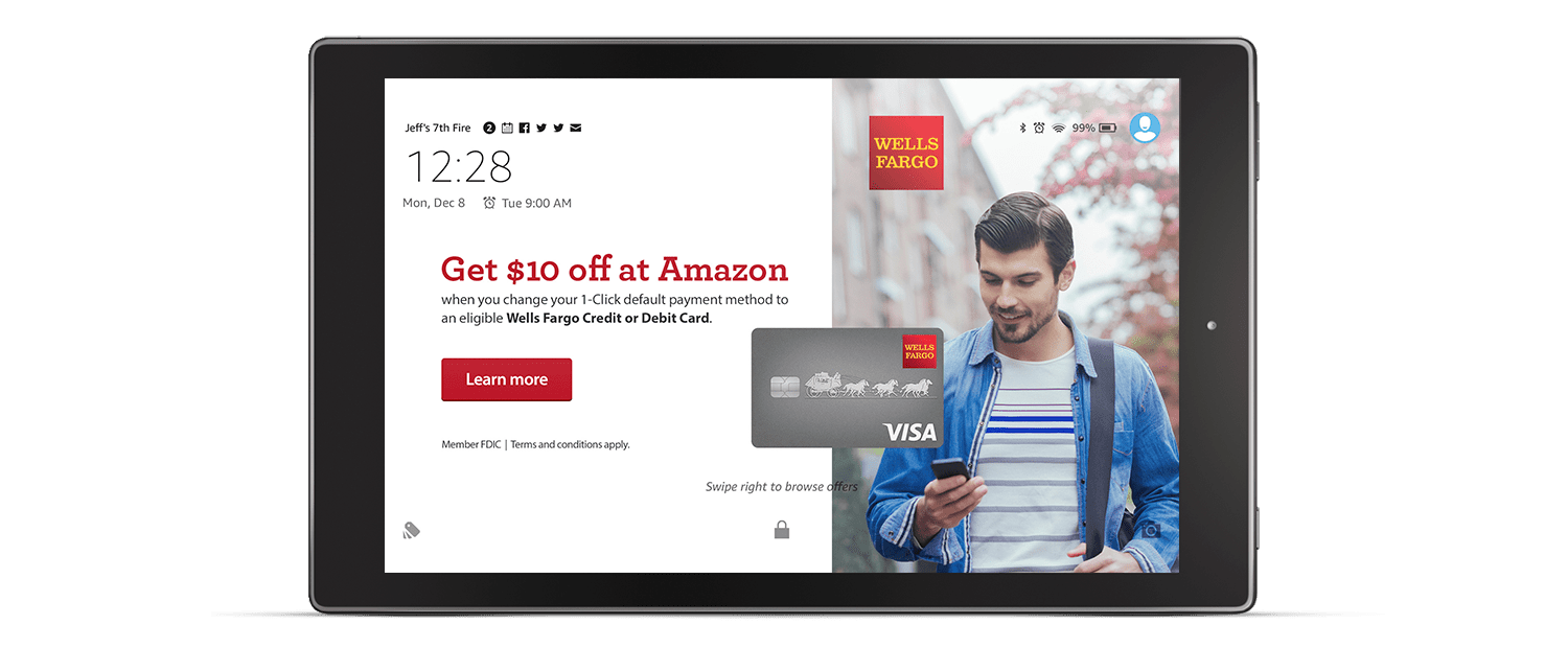 Wells Fargo 1-Click campaign