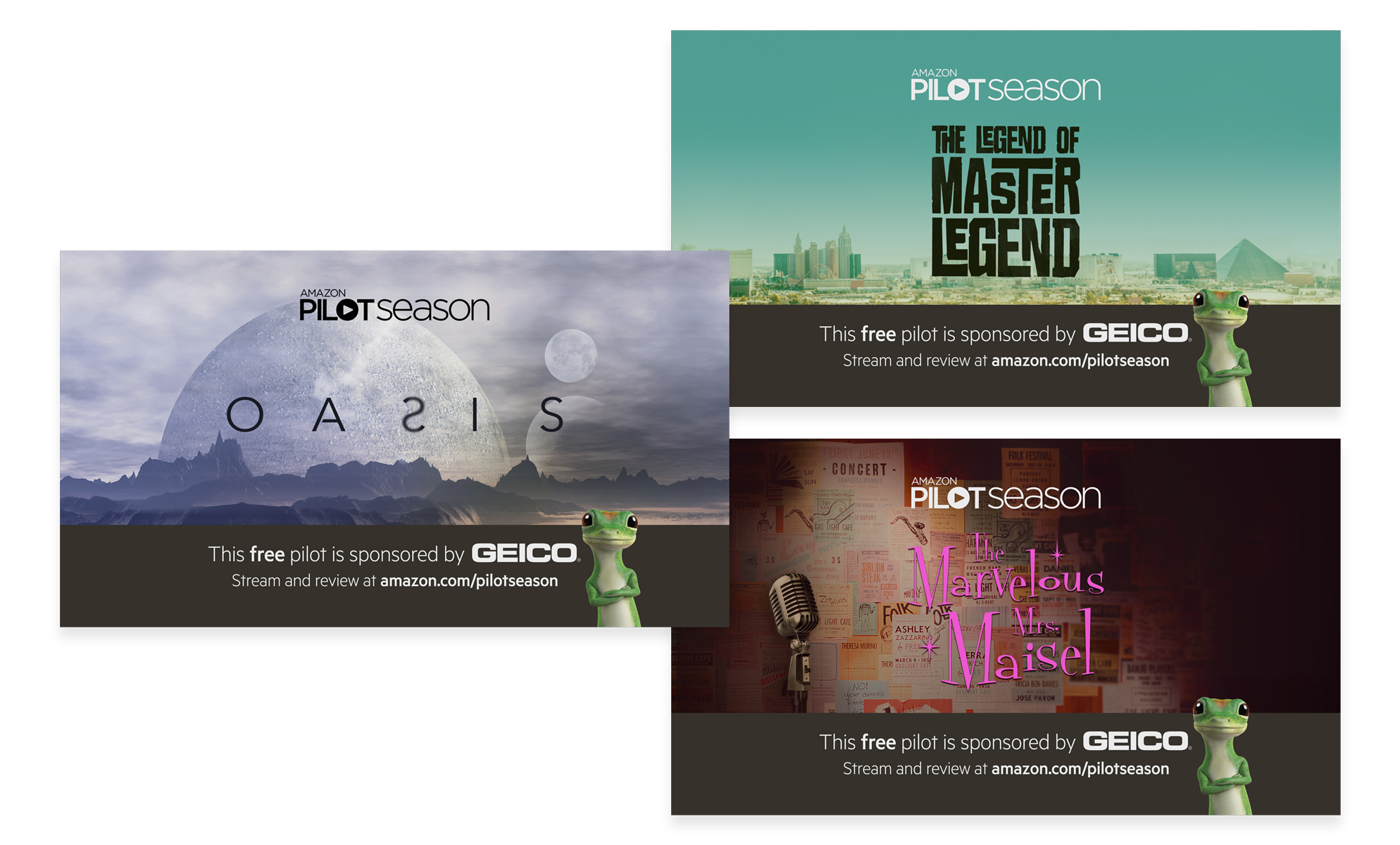 GEICO Pilot Season sponsored preroll bumpers