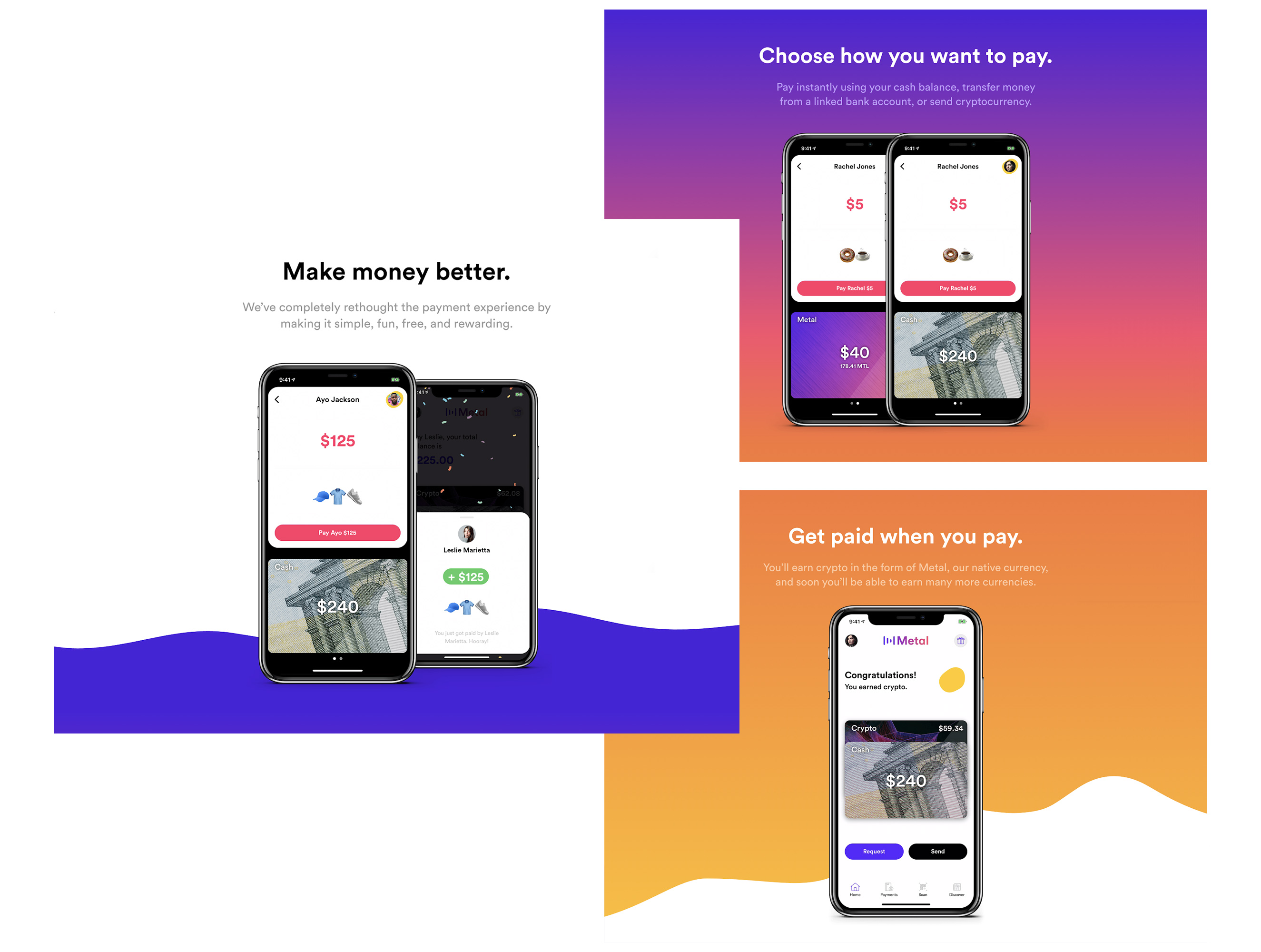 Metal Pay web secondary