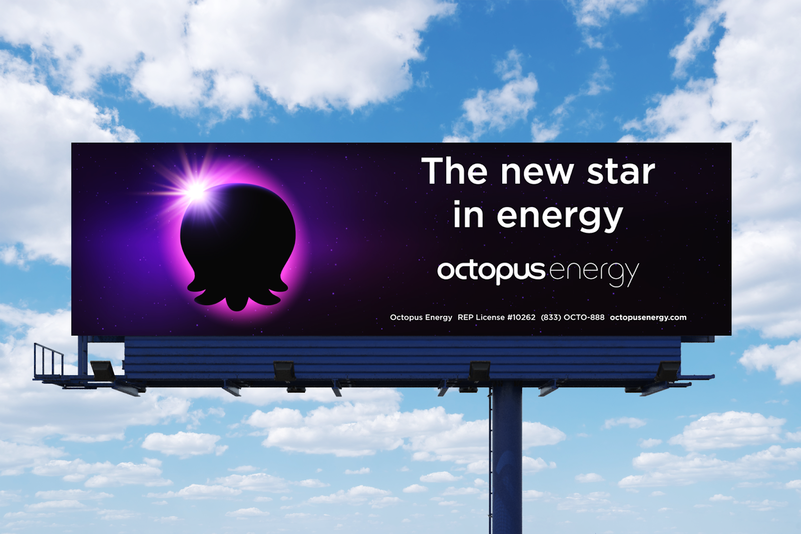 Octopus Energy OOH campaign billboard 1