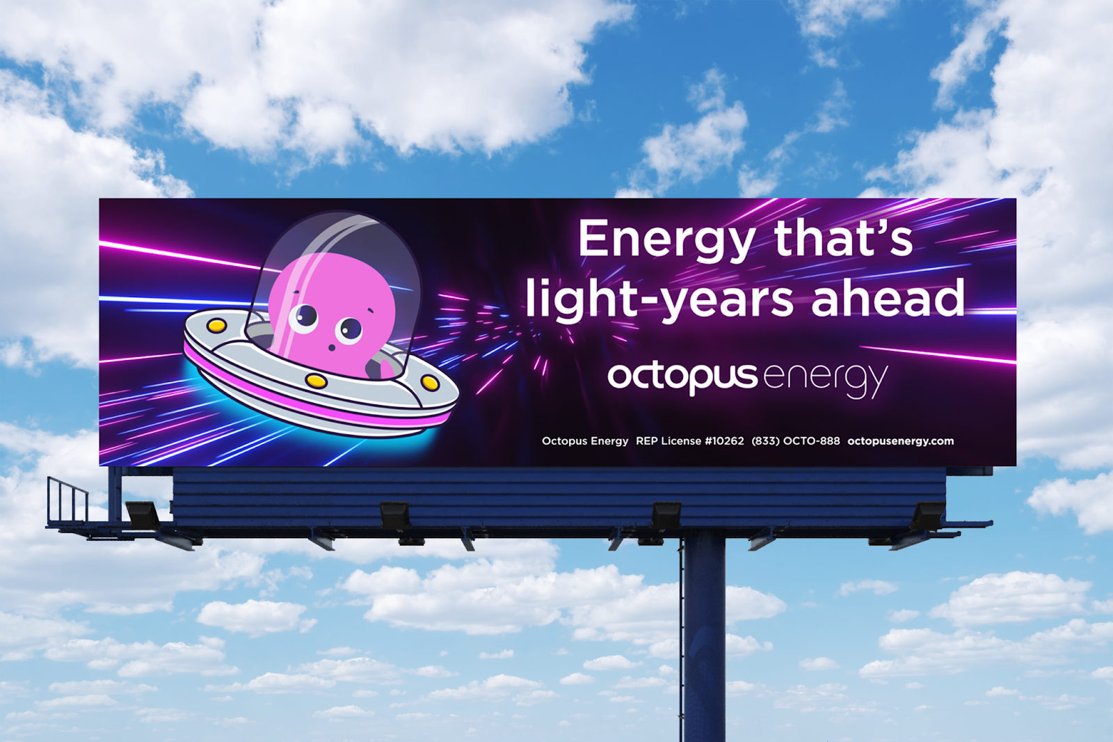 Octopus Energy OOH campaign billboard 2
