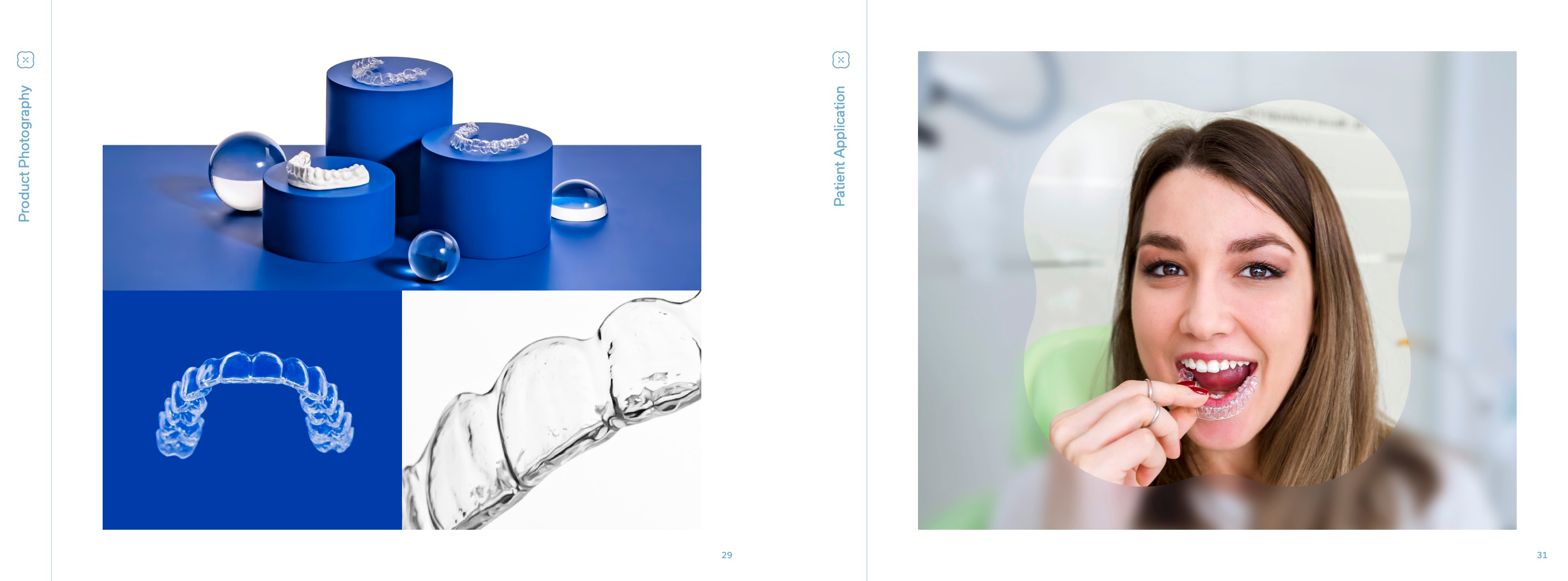 Orthosnap brand guidelines book page 2