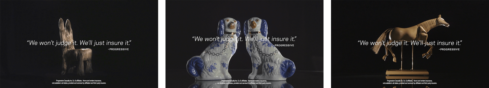 Progressive prized possessions campaign